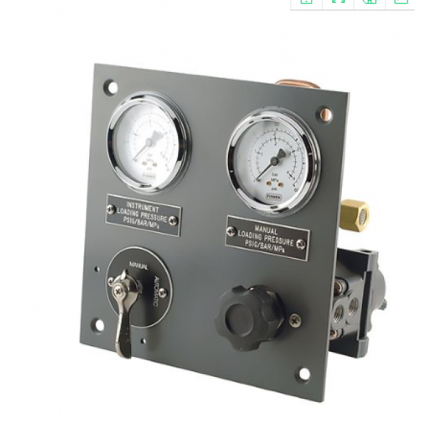 FISHER 670 Series panel-mounted regulators